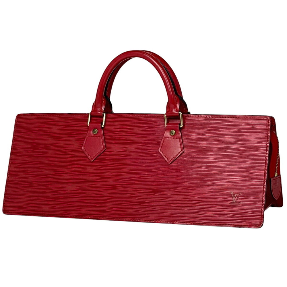 Louis Vuitton Sack Triangle Handbag Epi Castilian Red s